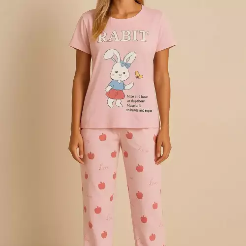 Conjunto De Pijama Estampada  Talla Unica