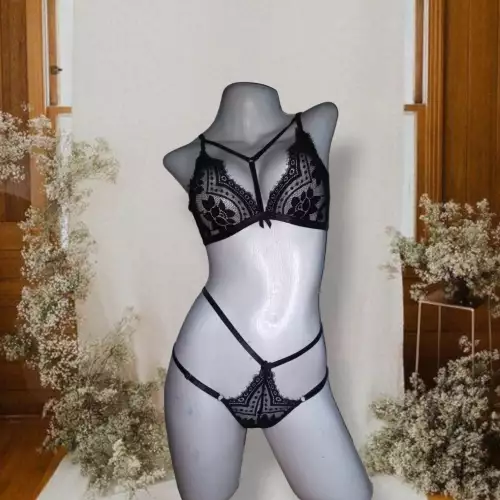Conjunto lenceria encaje