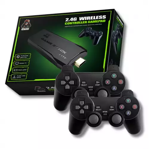 Consola De Videojuegos Retro Portátil Caja Verde Con Miles De Juegos Clásicos