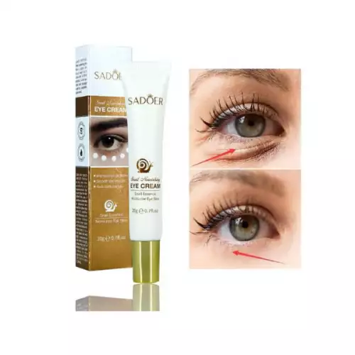 Contorno de ojos antienvejecimiento con baba de caracol