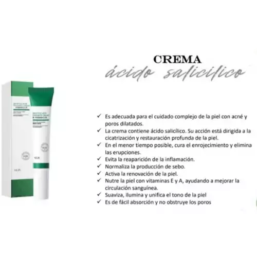 Contorno de ojos con ácido salicílico para acné