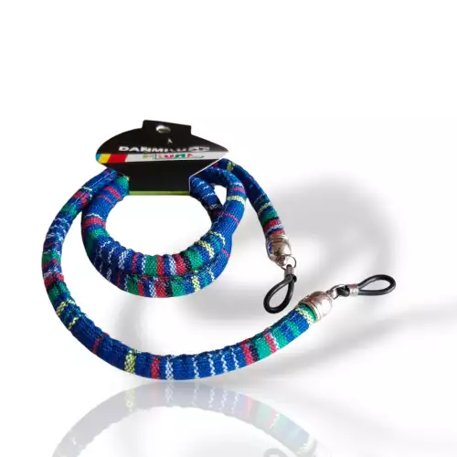 Cordón cuelga gafas artesanal en tela con motivos variados