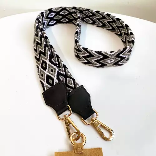 Correa wayuu para bolso tejido artesanal tradicional