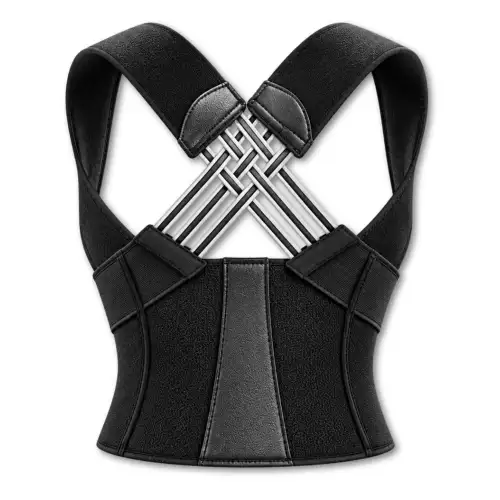 Corrector Postural Ajustable En Trenza Para Espalda Y Hombros