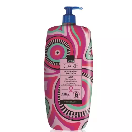 Crema corporal aceite de coco nutritiva 48h 1L