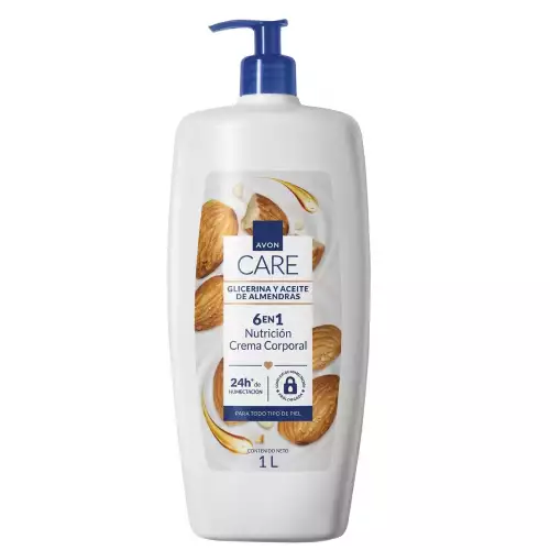 Crema corporal glicerina aceite almendras 24h 1L