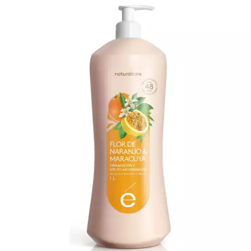 Crema Corporal Hidratante Ésika Flor de Naranjo & Maracuyá Natural 1 L