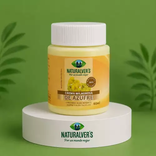 Crema de azufre pequeña para hongos y afecciones