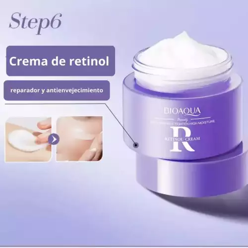 Crema facial retinol Bioaqua 60 g nocturna