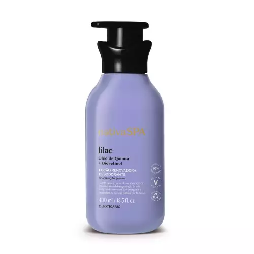 Crema hidratante corporal Lilac con óleo quinoa