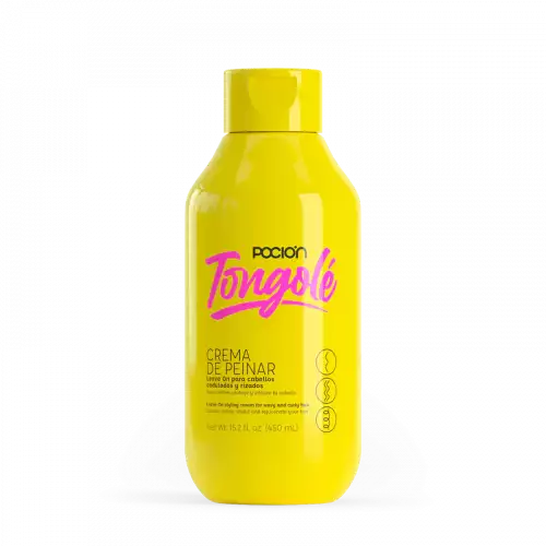 Crema leave-on para rizos con coco y aloe vera