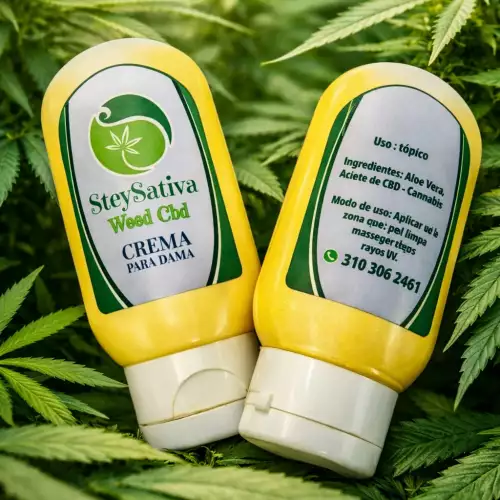 Crema para mujer con cannabis hidratación y efecto calmante