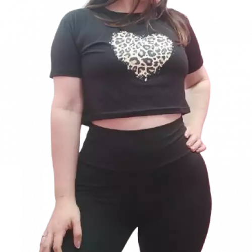 Crop Top Estampado