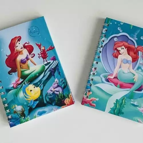 Cuaderno infantil Sirenita 70 hojas argolla doble
