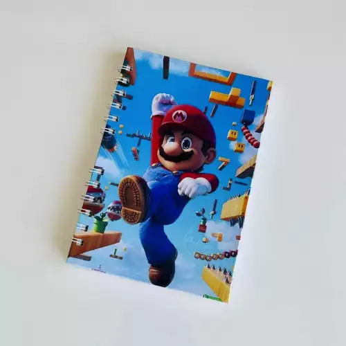Cuaderno infantil Super Mario 70 hojas argolla