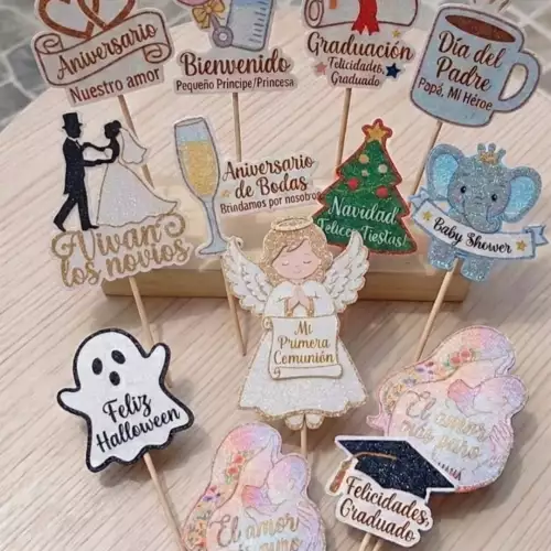 Decoraciones Foami Sublimado