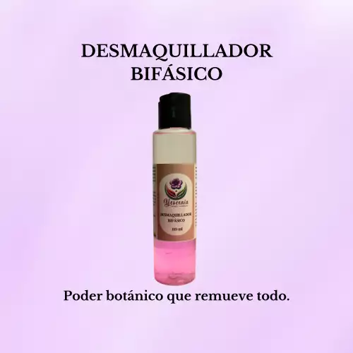 Desmaquillador bifásico 110 ml limpieza suave y efectiva