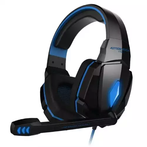 Diadema gamer Kotion Each G4000 azul con micrófono