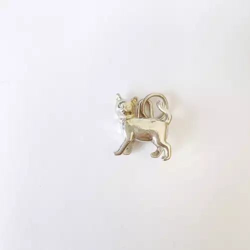 Dije gato retro plata ley 950