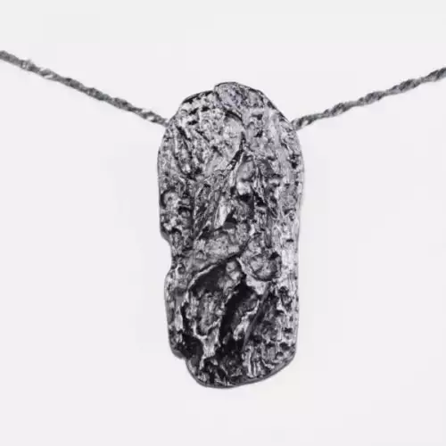 Dije gema bosque plata 950 con código QR