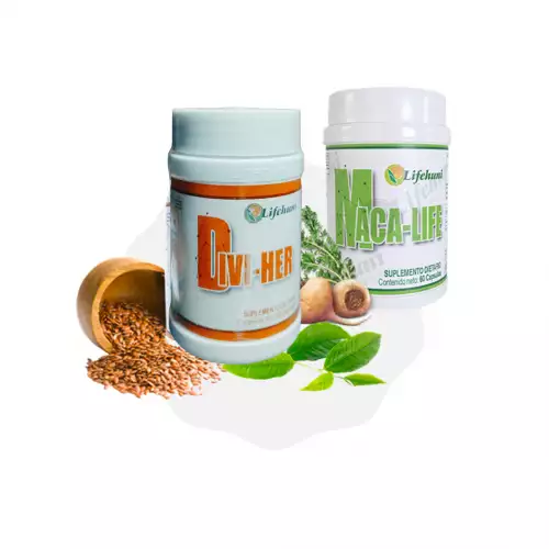 divi-her + Maca-life el duo perfecto para regular tu peso y el sistema endocrino