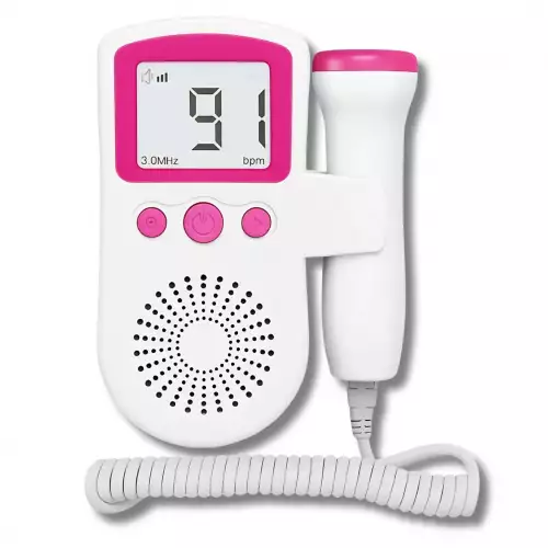 Dopper Fetal Ritmo Cardiaco Bebe Escucha Profesional Y Segura
