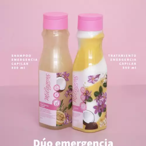 Dúo shampoo y tratamiento emergencia capilar