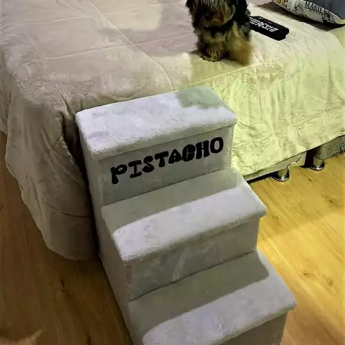 Escalera pie de cama 60 cms, 3 escalones