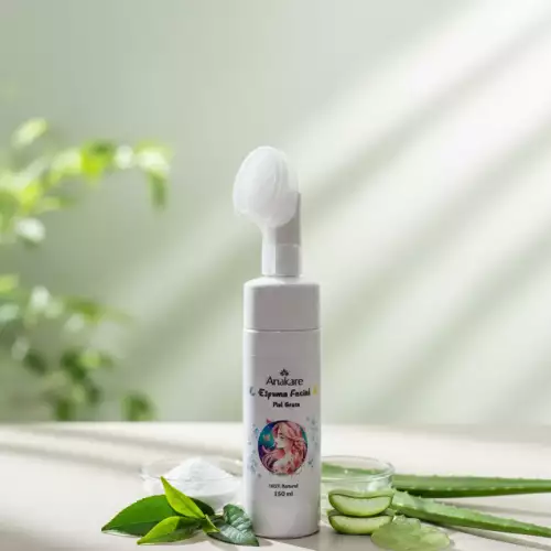 Espuma facial piel grasa control de brillo y poros