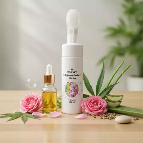 Espuma facial piel seca hidratación profunda y nutrición