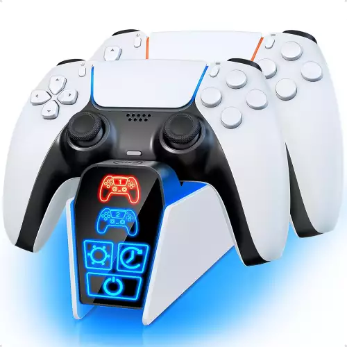 Estación de Carga con temporizador para Controles PS5