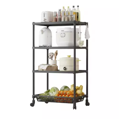 Estante Organizador 4 Niveles Con Ruedas Multiusos YH6710-4C