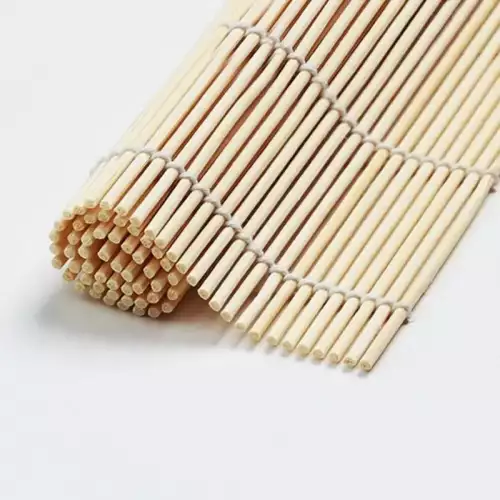 Esterilla de bambú para sushi 24x24 cm profesional
