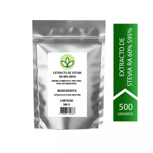 Extracto de Stevia RA 60% S95% 500g