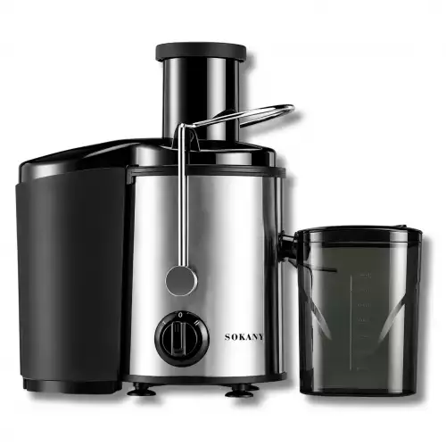 Extractor De Jugos Eléctrico Sokany De Alta Potencia Y Acero Inoxidable