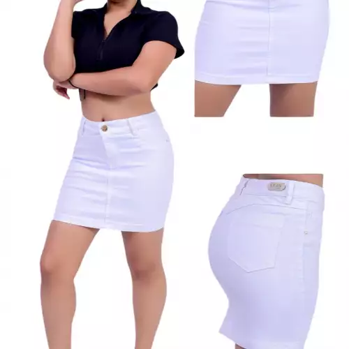 FALDA CLASICA BLANCA