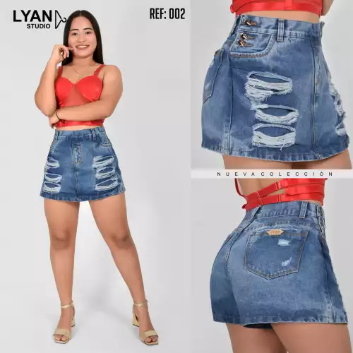 FALDA SHORTS TELA RIGIDA