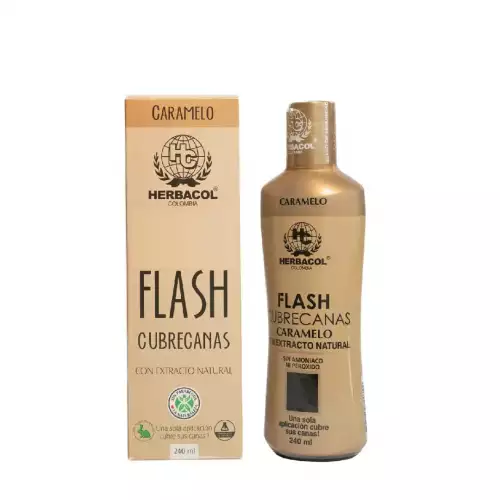 FLASH CUBRECANAS CARAMELO 240ML HERBACOL