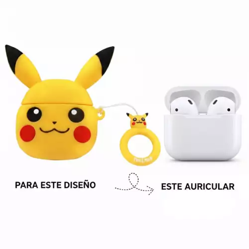 Forro Para Audifonos Series 4 Pikachu - La Plaza Morada