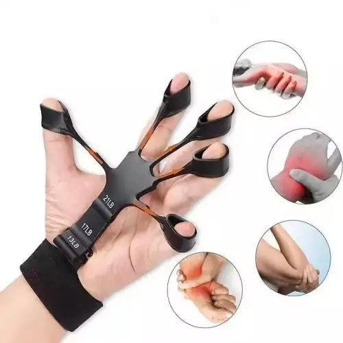 Fortalecedor de mano ajustable para dedos y recuperación