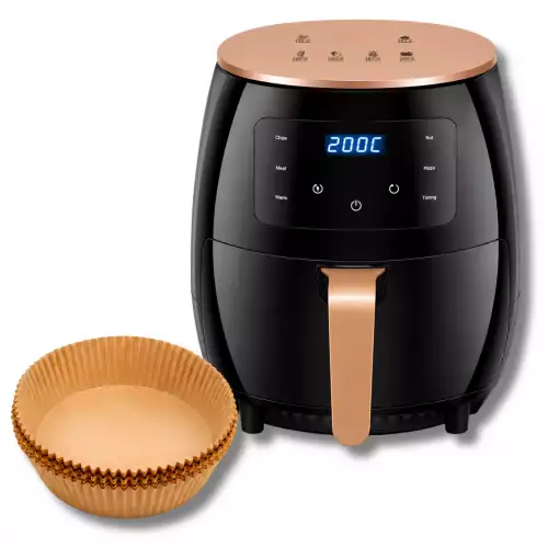 Freidora De Aire 10 Litros XL + Obsequio 100 Papeles Para Air Fryer