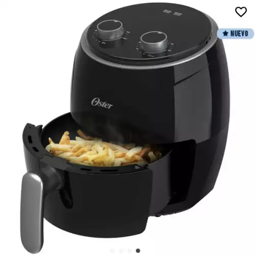 Freidora de aire Oster 3.8 litros sin aceite compacta