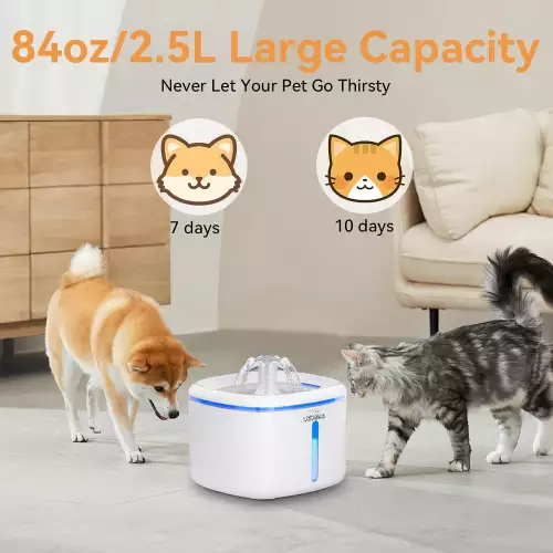 Fuente de Agua Automática para Mascotas