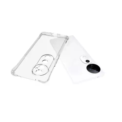 Funda Airbag transparente antichoque para Vivo V40