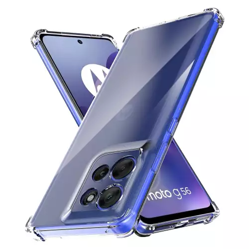 Funda Airbag transparente para Motorola Moto G56