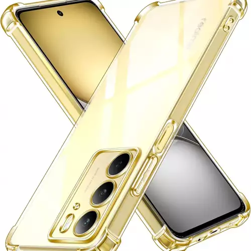 Funda airbag transparente para Realme C75 protección cámara
