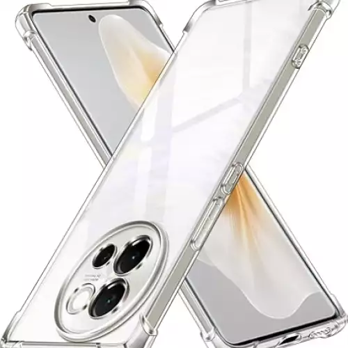 Funda airbag transparente para Vivo V40 Lite protección cámara