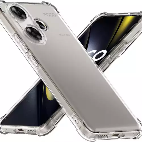 Funda airbag transparente para Xiaomi Poco F6