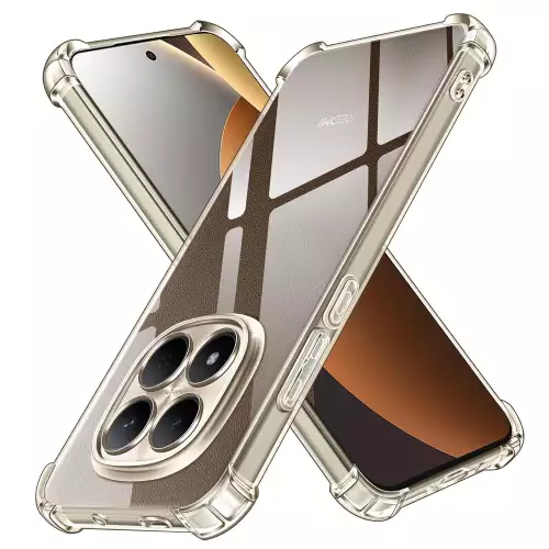 Funda Airbag transparente para Xiaomi Poco M8 protección cámara