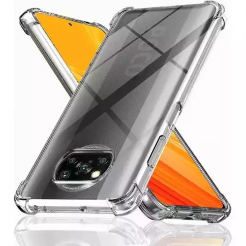 Funda airbag transparente para Xiaomi Poco X3